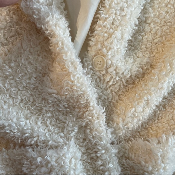 Divided by H&M Cream Teddy Jacket Size Small NWOT - Picture 6 of 7